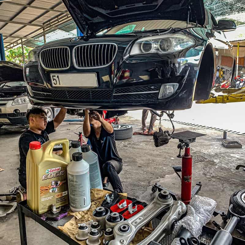 Gara sửa ô tô BMW tại Sài Gòn